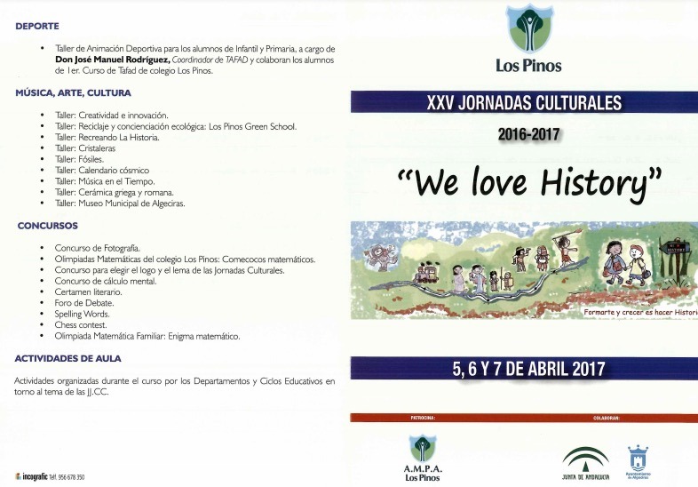 XXV Jornadas Culturales, We Love History